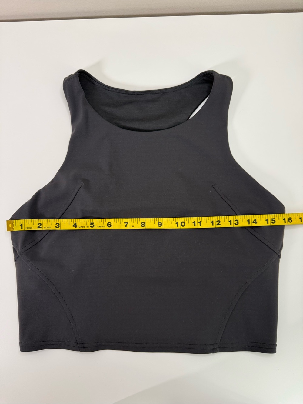 Lululemon | High-Neck Longline Sports Bra Tank Top | Gray | Size 10 - Picture 5 of 7